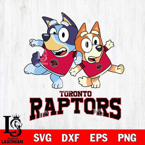 Toronto Raptors Bluey & Bingo 13 Svg Eps Dxf Png File, NBA svg, Digital Download, Instant Download