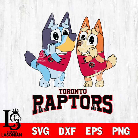 Toronto Raptors Bluey & Bingo 15 Svg Eps Dxf Png File, NBA svg, Digital Download, Instant Download