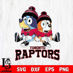 Toronto Raptors Bluey & Bingo 8 Svg Eps Dxf Png File, NBA svg, Digital Download, Instant Download