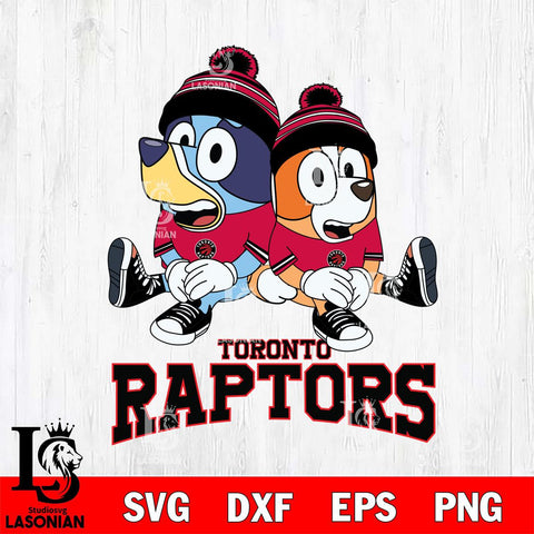 Toronto Raptors Bluey & Bingo 8 Svg Eps Dxf Png File, NBA svg, Digital Download, Instant Download