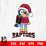 Toronto Raptors Bluey Christmas Svg Eps Dxf Png File, Digital Download