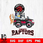 Toronto Raptors Bluey friends Svg Eps Dxf Png File, NBA svg, Digital Download, Instant Download