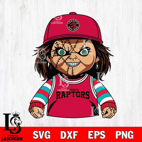 Toronto Raptors Chucky Horror basketball SVG DXF EPS PNG FILE, NBA File Cut,Halloween Digital Download,Instant Download, Silhouette