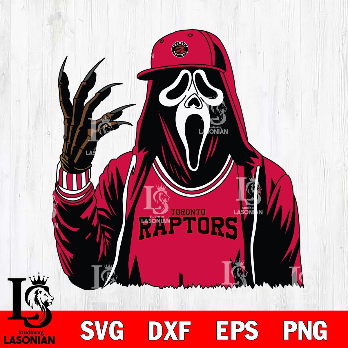 Toronto Raptors Ghostface Horror basketball – lasoniansvg