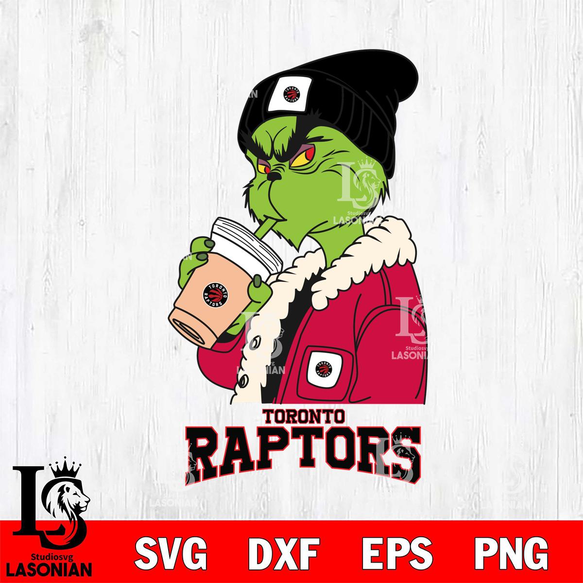 Toronto Raptors Grinch Bougie Football – lasoniansvg