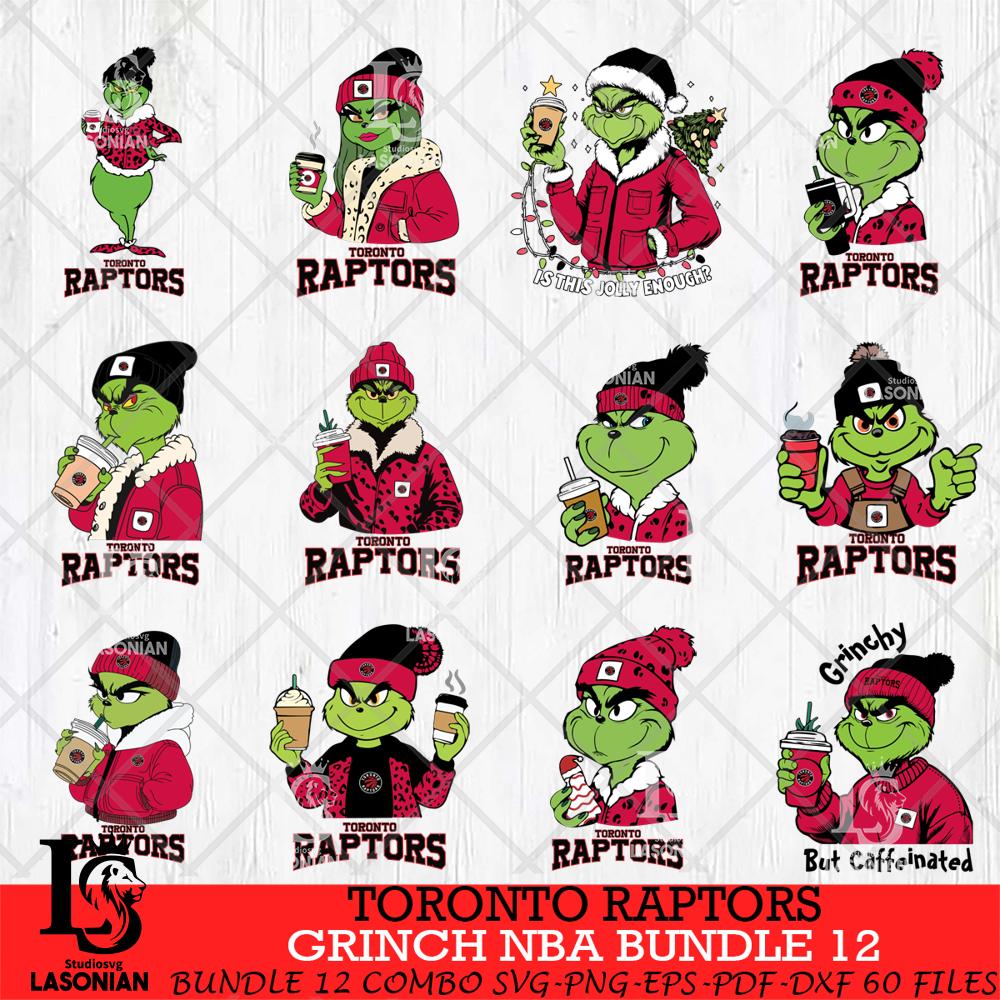 Toronto Raptors Grinch NBA Bundle 12 SVG – lasoniansvg
