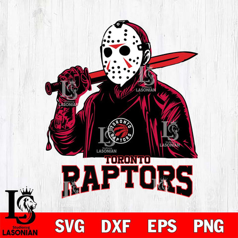 Toronto Raptors Jason Voorhees Horror 12 Svg Eps Dxf Png File, NBA svg, Digital Download, Instant Download