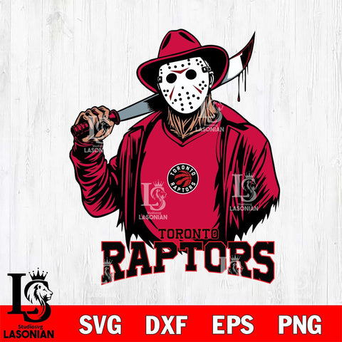 Toronto Raptors Jason Voorhees Horror 13 Svg Eps Dxf Png File, NBA svg, Digital Download, Instant Download