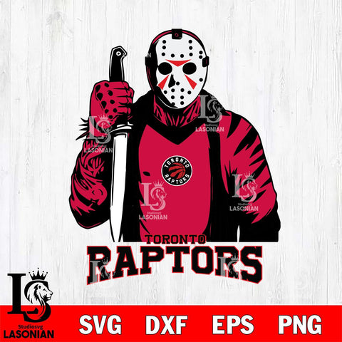 Toronto Raptors Jason Voorhees Horror 3 Svg Eps Dxf Png File, NBA svg, Digital Download, Instant Download