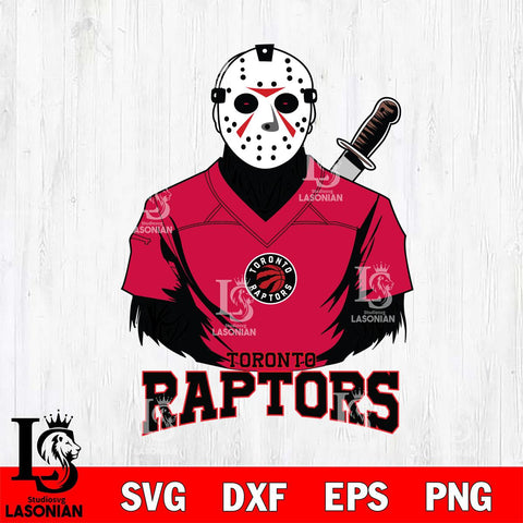 Toronto Raptors Jason Voorhees Horror 4 Svg Eps Dxf Png File, NBA svg, Digital Download, Instant Download