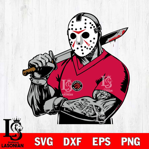 Toronto Raptors Jason Voorhees Horror 6 Svg Eps Dxf Png File, NBA svg, Digital Download, Instant Download