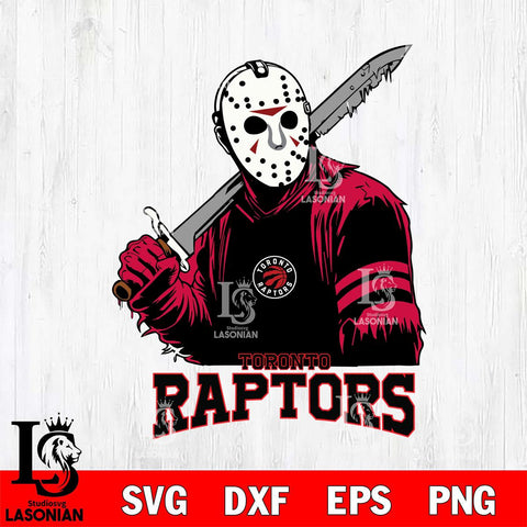 Toronto Raptors Jason Voorhees Horror 7 Svg Eps Dxf Png File, NBA svg, Digital Download, Instant Download