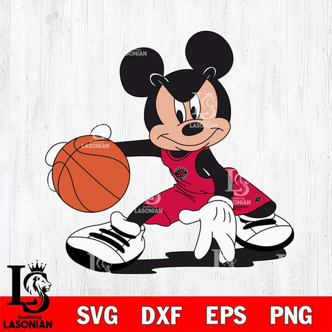 Toronto Raptors Mickey Minne 4 Nba Svg Eps Dxf Png File, NBA svg, Digital Download, Instant Download