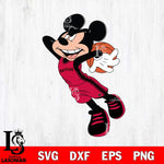 Toronto Raptors Mickey Minne 7 Nba Svg Eps Dxf Png File, NBA svg, Digital Download, Instant Download