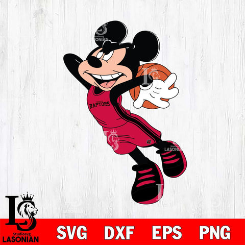 Toronto Raptors Mickey Minne 7 Nba Svg Eps Dxf Png File, NBA svg, Digital Download, Instant Download