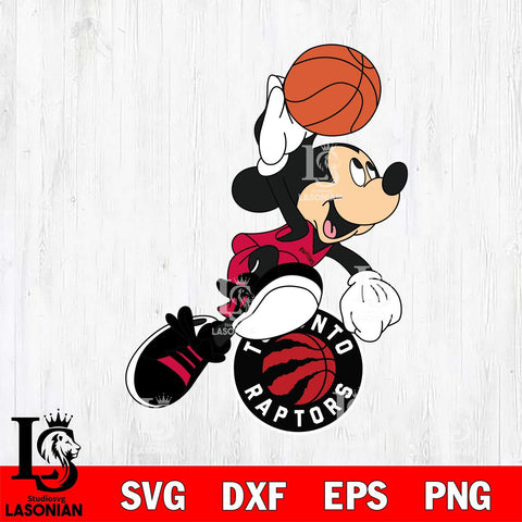 Toronto Raptors Mickey Minne 8 Nba Svg Eps Dxf Png File, NBA svg, Digital Download, Instant Download