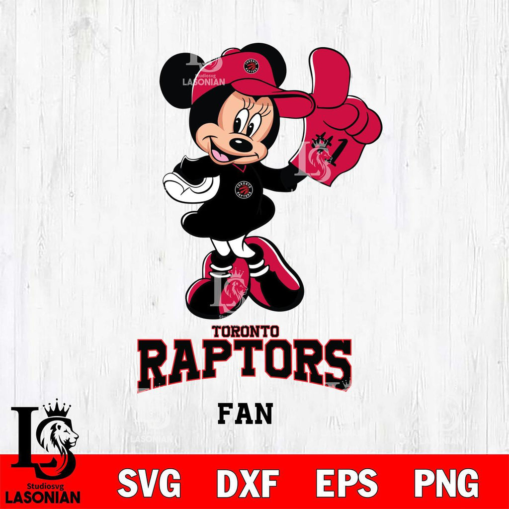Toronto Raptor Mouse Toronto Raptors #1 Fan Minnie Mouse – lasoniansvg