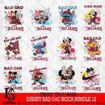Troy Trojans Disney Rad Dad NCAA Bundle 12 SVG DXF EPS PNG FILE, BUNDLE NCAA Disney Father day File Cut,Digital Download,Instant Download,Disney Svg Files