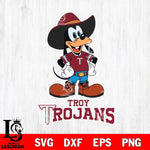 Troy Trojans Goofy Cowboy Sport SVG DXF EPS PNG FILE,NCAA svg ,Football Digital Download,Instant Download, Silhouette