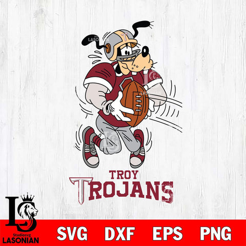 Troy Trojans Goofy Sport Football SVG DXF EPS PNG FILE,NCAA svg ,Football Digital Download,Instant Download, Silhouette