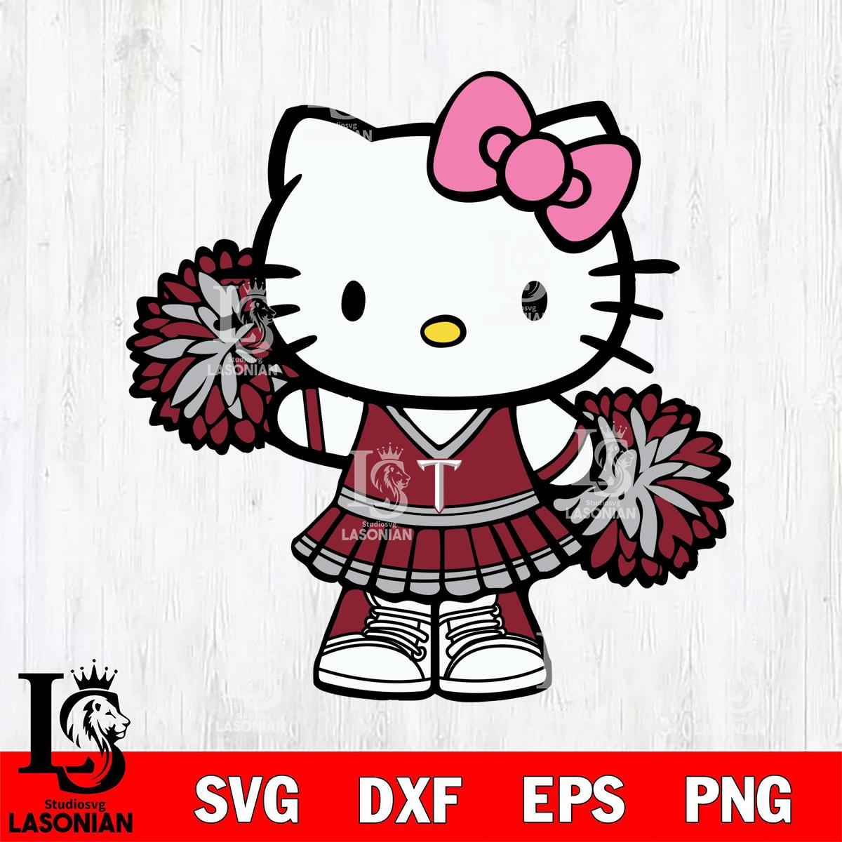 Troy Trojans Hello Kitty Cheerleader 11 – lasoniansvg