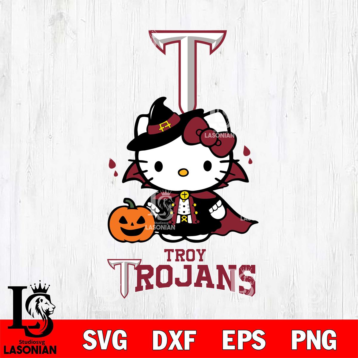 Troy Trojans Hello Kitty Horror 9 – lasoniansvg