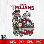 Troy Trojans Jason Voorhees Horror 10 Svg Eps Dxf Png File, NCAA svg, Digital Download, Instant Download