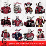 Troy Trojans Jason Voorhees Horror Bundle 12 SVG Eps Dxf Png File, bundle NCAA svg, Digital Download, Instant Download