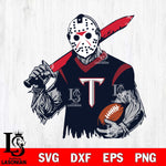 Troy Trojans Jason Voorhees Horror Halloween 2 Svg Eps Dxf Png File, NCAA svg, Digital Download, Instant Download