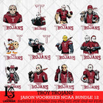 Troy Trojans Jason Voorhees NCAA Bundle 12 SVG Svg Eps Dxf Png File, Digital Download