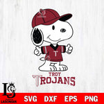 Troy Trojans Snoopy football SVG DXF EPS PNG FILE,Snoopy File Cut, NCAA Digital Download,Instant Download,Christmas Silhouette