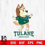 Tulane Green Wave Chilli Dance Svg Eps Dxf Png File, Digital Download, Instant Download