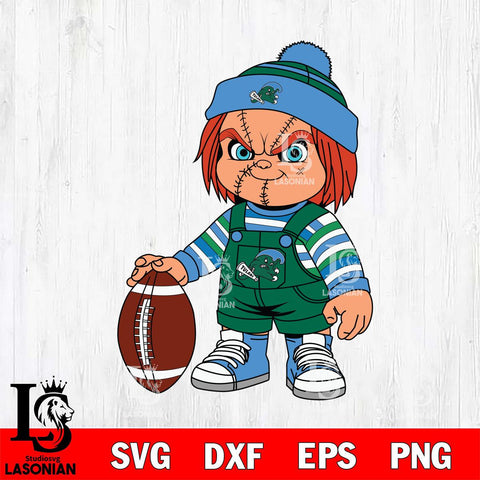 Tulane Green Wave Chucky Horror 6 Svg Eps Dxf Png File, NCAA svg, Digital Download, Instant Download