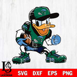 Tulane Green Wave Donal Duck Svg Eps Dxf Png File, NCAA svg, Digital Download, Instant Download