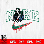 Tulane Green Wave Ghostface Nike Svg Eps Dxf Png File, Digital Download, Instant Download