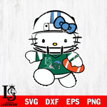 Tulane Green Wave Hello Kitty sport 8 Svg Eps Dxf Png File, NCAA svg, Digital Download, Instant Download