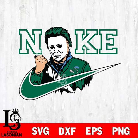 Tulane Green Wave Michael Myers Nike Svg Eps Dxf Png File, Digital Download, Instant Download