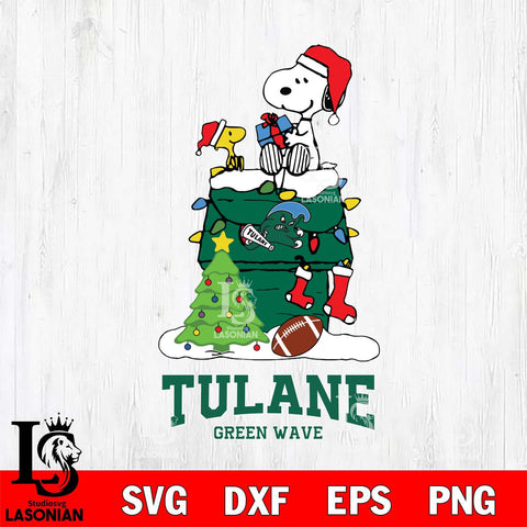 Tulane Green Wave Snoopy Sport 11 Svg Eps Dxf Png File, Digital Download