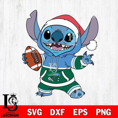 Tulane Green Wave Stitch Football Christmas File Cut, NCAA SVG DXF EPS PNG FILE, Digital Download , Criucut , Silhouette