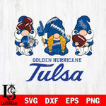 Tulsa Golden Hurricane 3 Gnomes Football Svg Eps Dxf Png File, Digital Download, Instant Download