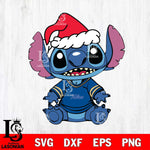 Tulsa Golden Hurricane Baby Stitch Christmas Svg Eps Dxf Png File, Digital Download, Instant Download