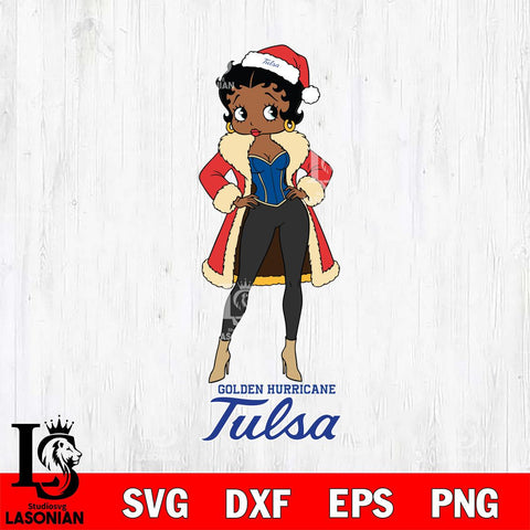 Tulsa Golden Hurricane Betty Boop Queen File Cut, NCAA SVG DXF EPS PNG PDF File, Digital Download , Criucut , Silhouette