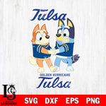 Tulsa Golden Hurricane Bluey Chilli Dance Svg Eps Dxf Png File, Digital Download, Instant Download