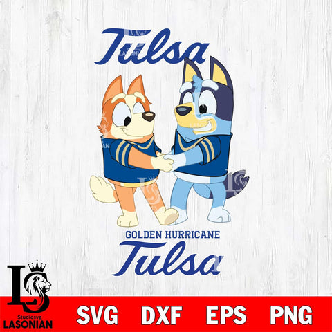 Tulsa Golden Hurricane Bluey Chilli Dance Svg Eps Dxf Png File, Digital Download, Instant Download