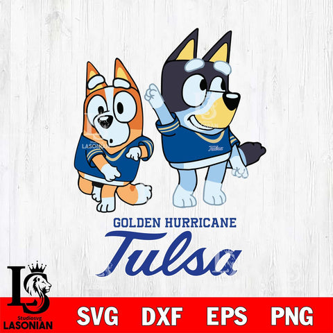Tulsa Golden Hurricane Bluey Chilli Mode Dance Svg Eps Dxf Png File, Digital Download, Instant Download
