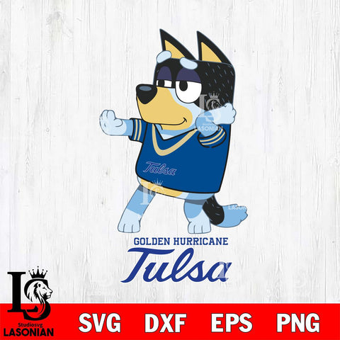 Tulsa Golden Hurricane Bluey Dad Dance Svg Eps Dxf Png File, Digital Download, Instant Download