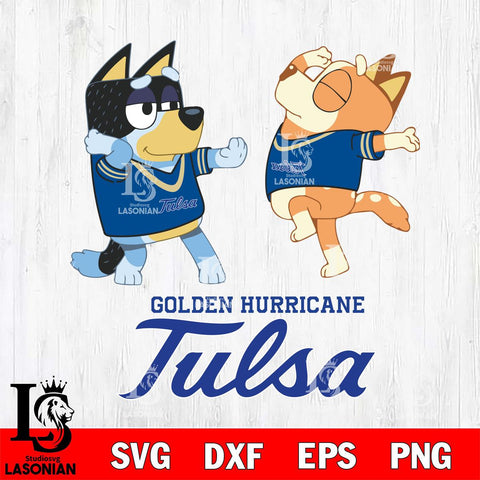 Tulsa Golden Hurricane Bluey Dance Svg Eps Dxf Png File, Digital Download, Instant Download
