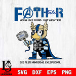 Tulsa Golden Hurricane Bluey Fathor Father day Svg Eps Dxf Png File, Digital Download, Instant Download