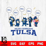 Tulsa Golden Hurricane Bluey Halloween Spooky Svg Eps Dxf Png File, Digital Download, Instant Download