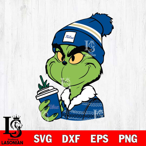 Tulsa Golden Hurricane Boujee Grinch Svg Eps Dxf Png File, Digital Download, Instant Download